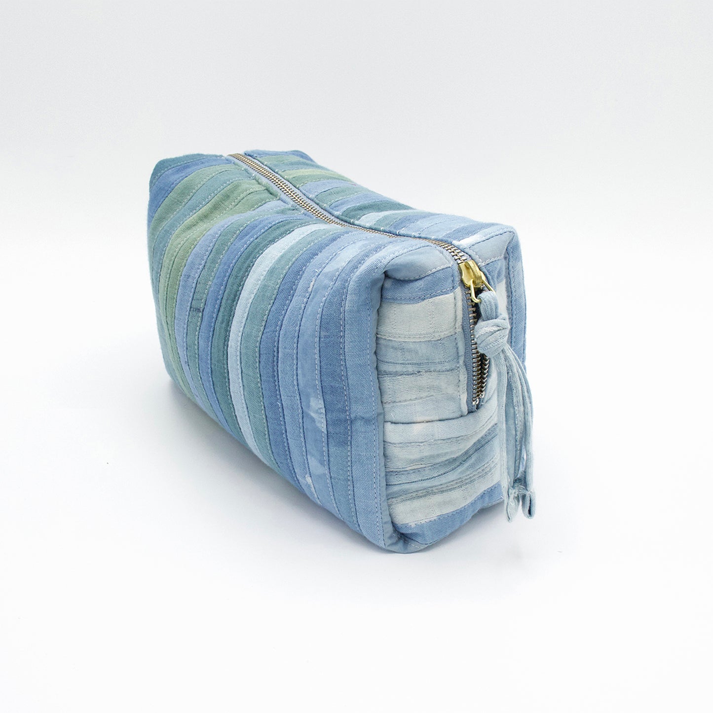 toiletry bag large upcycled shades